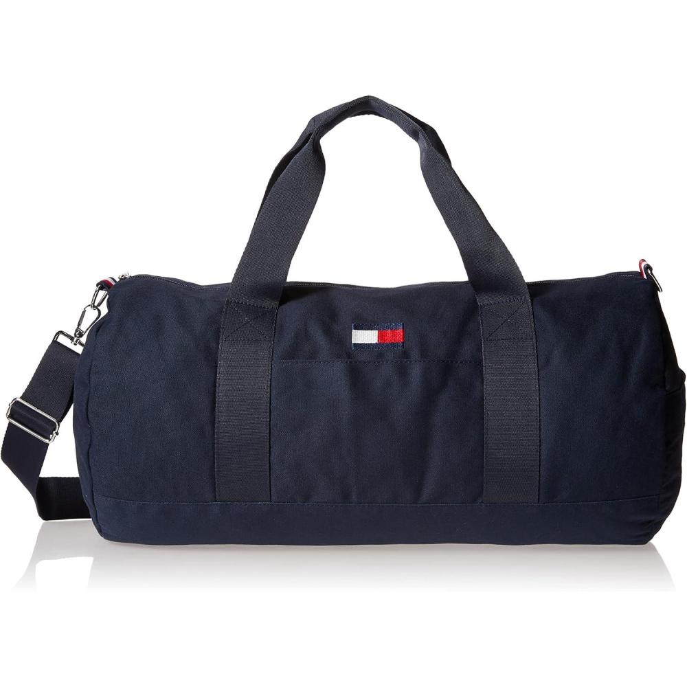 imageTommy Hilfiger mens Ardin Duffle Bag Th Deep Black One Size USSKY CAPTAIN