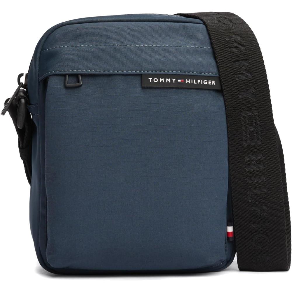 imageTommy Hilfiger mens Element Crossbody BagMilitary Denim Repreve