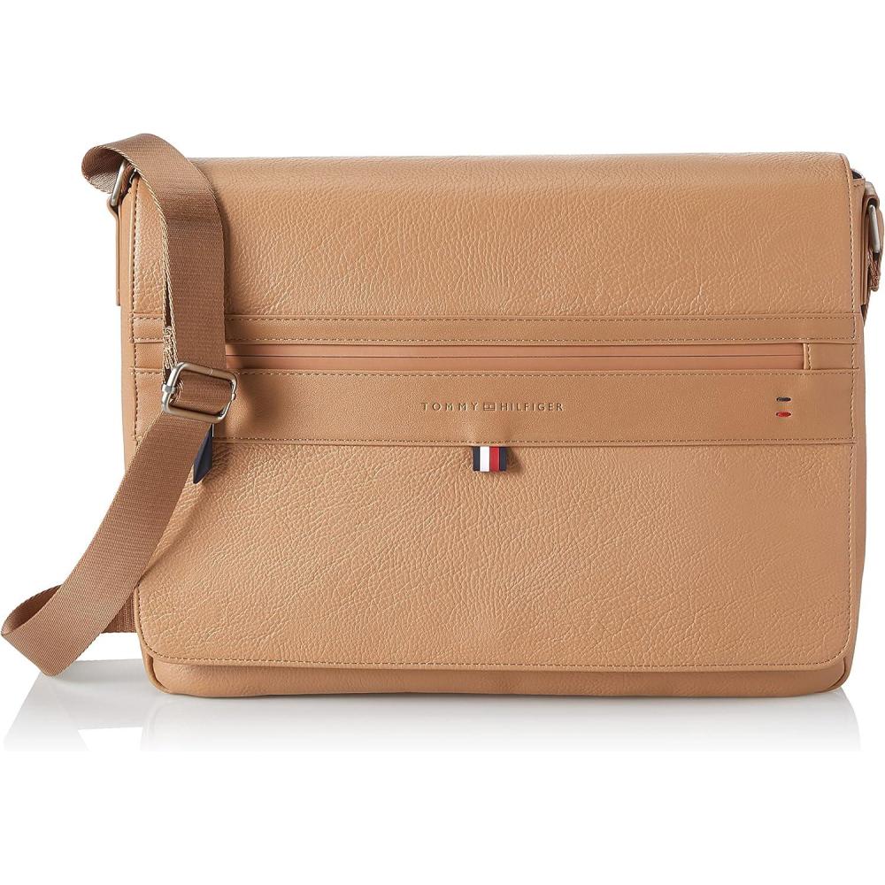 imageTommy Hilfiger mens Leo Messenger BagBasket Brown