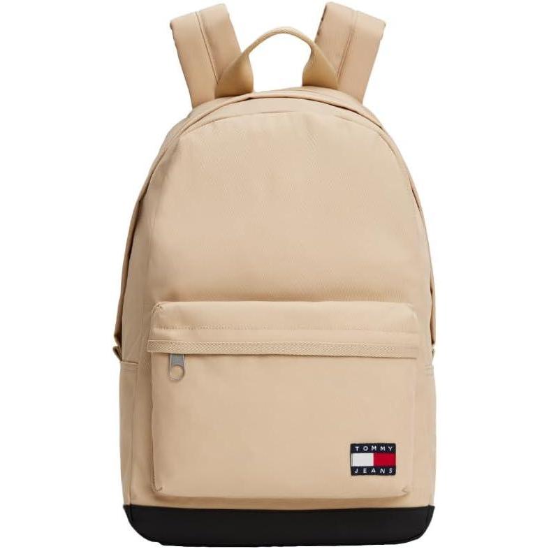 imageTommy Jeans Mens Essential Daily Dome Backpack MYSTIC PEBBLE One SizeGentle Gold