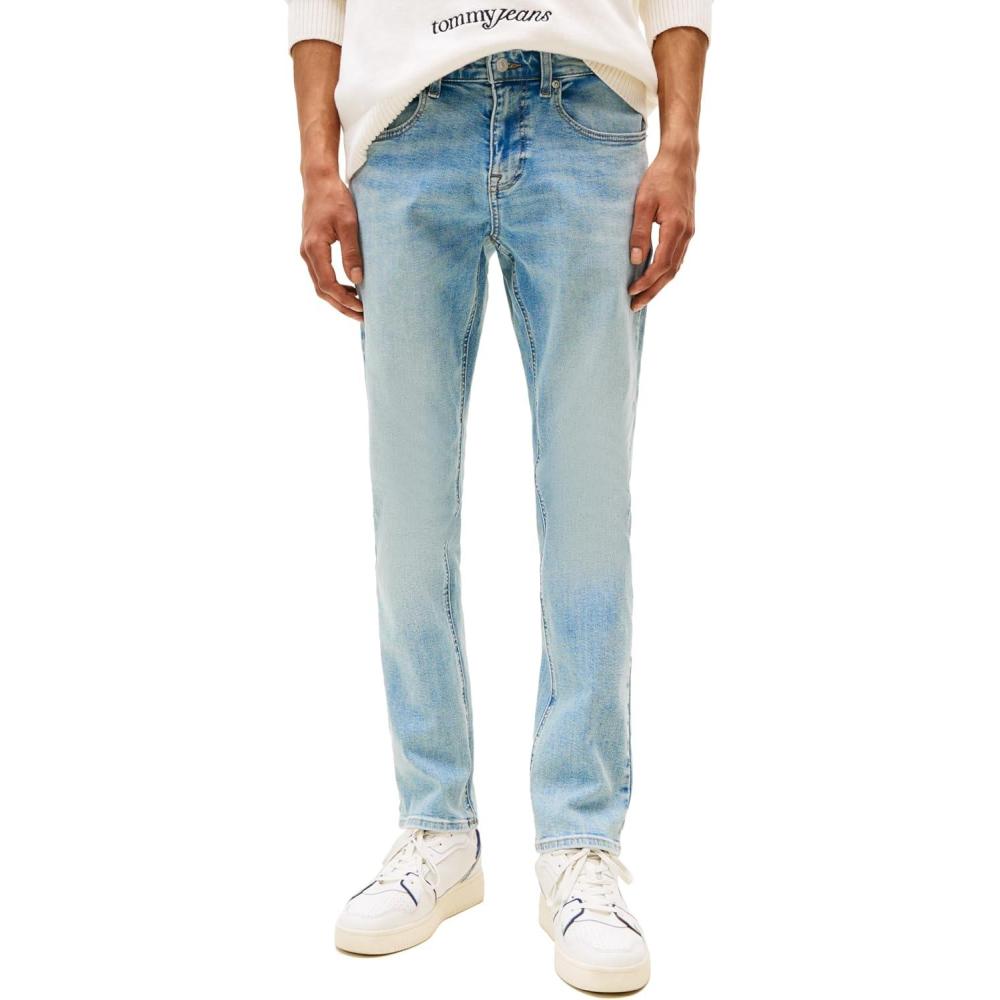 imageTommy Jeans Mens Slim Fit Stretch JeansDenim Light