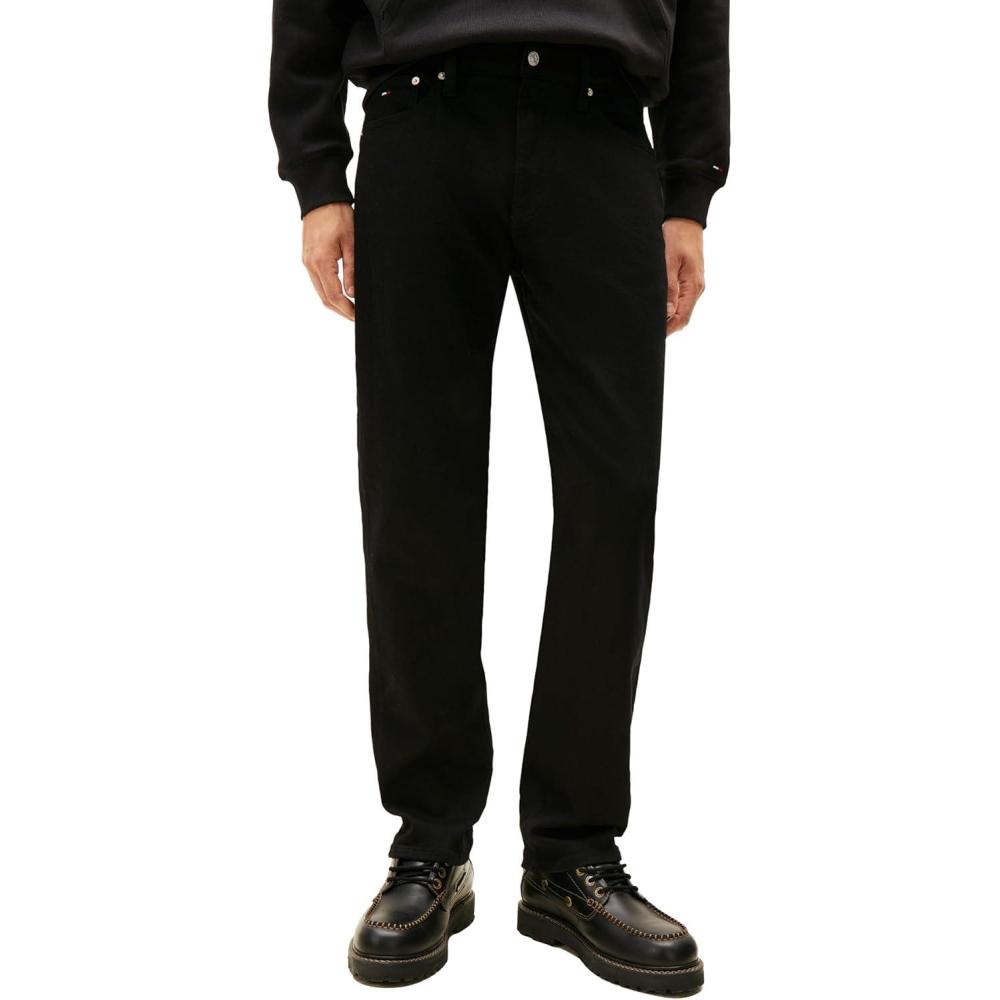 imageTommy Jeans Mens Slim Straight Stretch JeansDenim Black
