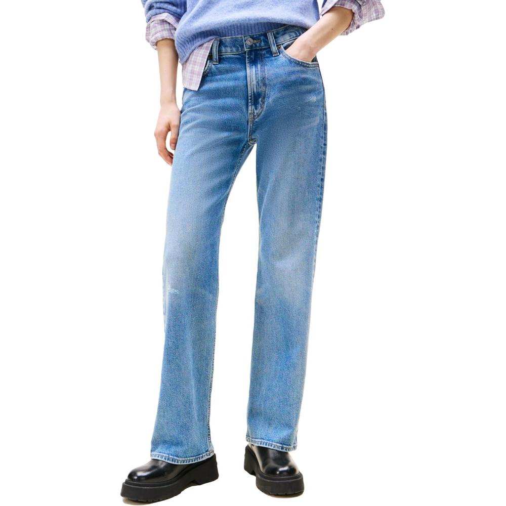 imageTommy Jeans Womens Cleo Mid Rise Bootcut JeansDenim Medium