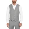 imageTommy Hilfiger TH Flex Modern Fit Suit Separates Vest BlackWhite Medium