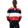 Dark Night Navy / Terracotta Red / Ecru