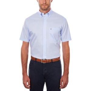 Short Sleeve Button-Down Shirt(Danish Blue)