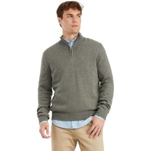 Tommy Hilfiger Bill 1/4 Zip Sweatshirt(Grey Heather)