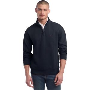 Tommy Hilfiger Bill 1/4 Zip Sweatshirt(Jet Black)