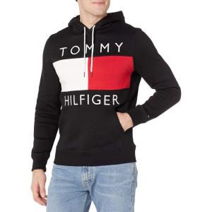 Tommy Hilfiger Denim Brooks Pullover Hoodie Sweatshirt(Deep Black)
