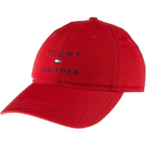 Tommy Hilfiger Mens Aaron Baseball Cap(Red)