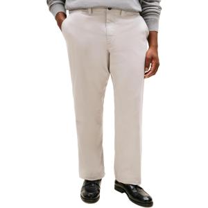 Tommy Hilfiger Men’s Big & Tall Stretch Cotton Chino Pants in Classic Fit(Drizzle)