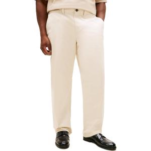 Tommy Hilfiger Men’s Big & Tall Stretch Cotton Chino Pants in Classic Fit(Sand Khaki)