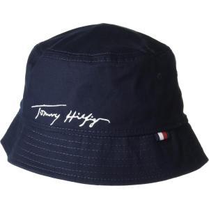 Tommy Hilfiger Mens Bucket Hat(Dark Blue)