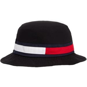 Tommy Hilfiger Mens Bucket Hat(Deep Deep Black)