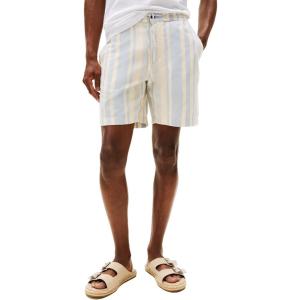 Tommy Hilfiger Mens Casual Cotton Shorts 7 Inch with Stretch(Breezy Blue / Ivory Petal)