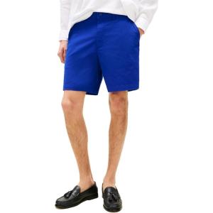 Tommy Hilfiger Mens Casual Cotton Shorts 7 Inch with Stretch(Wedge Blue)