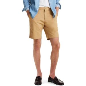Tommy Hilfiger Men’s Casual Cotton Shorts 9 Inch with Stretch, Also Available in Big and Tall(Classic Khaki)