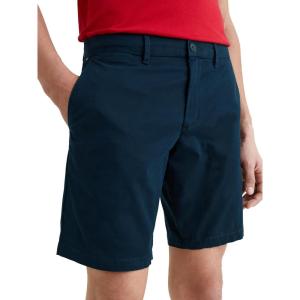 Tommy Hilfiger Men’s Casual Cotton Shorts 9 Inch with Stretch, Also Available in Big and Tall(Desert Sky)