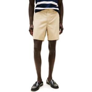 Tommy Hilfiger Men’s Casual Cotton Shorts 9 Inch with Stretch, Also Available in Big and Tall(Sandalwood)