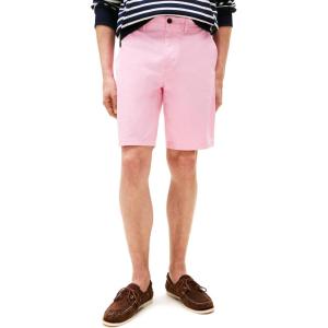 Tommy Hilfiger Men’s Casual Stretch 9” Inseam Chino Shorts(Classic Pink)