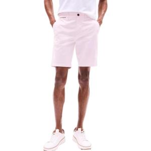 Tommy Hilfiger Men’s Casual Stretch 9” Inseam Chino Shorts(Th Light Pink)