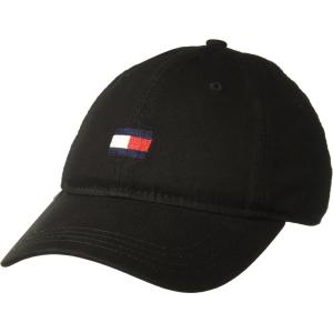 Tommy Hilfiger Mens Cotton Ardin Adjustable Baseball Cap(Black)