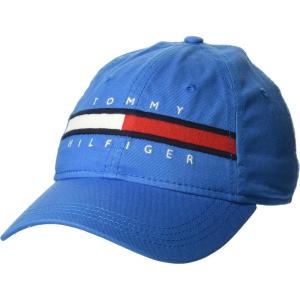 Tommy Hilfiger Men’s Cotton Avery Adjustable Baseball Cap(Brilliant Blue)