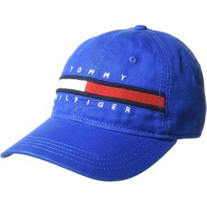 Tommy Hilfiger Men’s Cotton Avery Adjustable Baseball Cap(Nautical Blue)