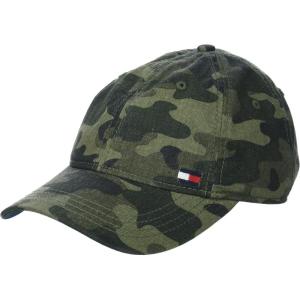 Tommy Hilfiger Men’s Cotton Billy Adjustable Flap Baseball Cap(Camo)