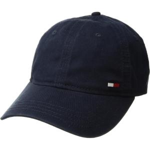 Tommy Hilfiger Men’s Cotton Billy Adjustable Flap Baseball Cap(Navy Blazer)