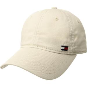 Tommy Hilfiger Men’s Cotton Billy Adjustable Flap Baseball Cap(Stone)