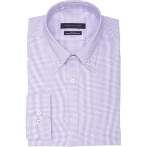 Tommy Hilfiger Men’s Dress Shirt Athletic Fit Tech Non Iron No-tuck Stretch(Medium Purple)