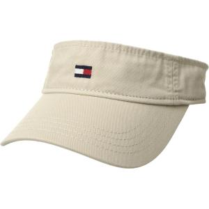Tommy Hilfiger Men’s Essential Flag Visor(Stone)