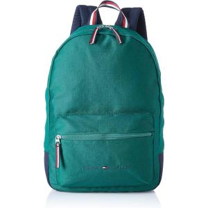 Tommy Hilfiger Mens Jackson Canvas Backpack, Black(Azure Lagoon)