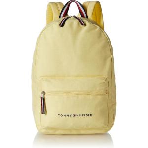Tommy Hilfiger Mens Jackson Canvas Backpack, Black(Country Yellow)