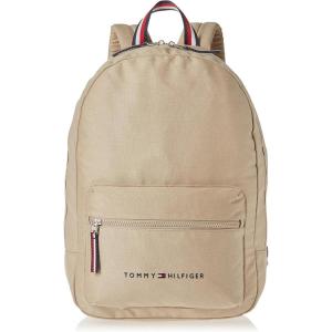 Tommy Hilfiger Mens Jackson Canvas Backpack, Black(Sand Khaki)