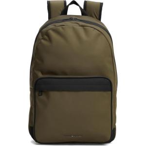 Tommy Hilfiger Mens Repreve Backpack, Army Green(Army Green)