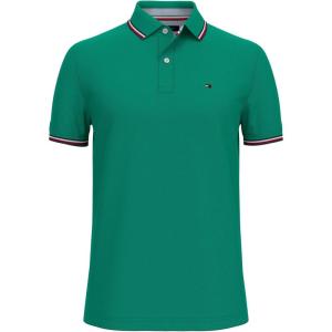 Tommy Hilfiger Men’s Short Sleeve Moisture Wicking Stretch Polo Shirt with Quick Dry + UV Protection(Bright Green Aa 324 -730)