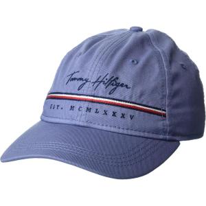 Tommy Hilfiger Mens Signature Adjustable Baseball Cap(China Blue / Sc Lake)