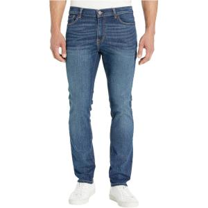 Tommy Hilfiger Mens Straight Fit Stretch Jeans(Hilfiger Dark Wash)