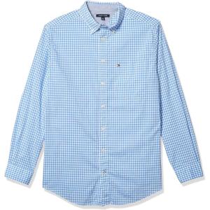 Tommy Hilfiger Mens Twain Check Stretch Ls – CLF(Provence)