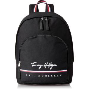 Tommy Hilfiger Men’s York Backpack, Sky Captain, One Size(Th Deep Black)