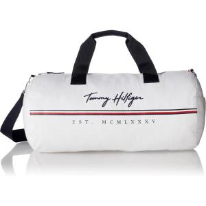 Tommy Hilfiger Mens York Bag DUFFLE, Rouge(BRIGHT WHITE)
