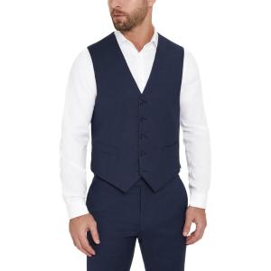 Tommy Hilfiger TH Flex Modern Fit Suit Separates Vest, Blue, Medium