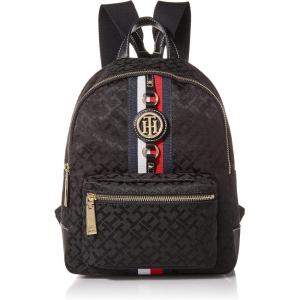 Tommy Hilfiger Women’s Jaden Plus Backpack(Black Tonal)
