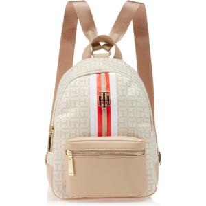 Tommy Hilfiger Women’s Jaden Plus Backpack(Ivory/Clayed Pebble)