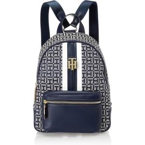 Tommy Hilfiger Women’s Jaden Plus Backpack(Light Stone/Navy)