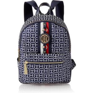 Tommy Hilfiger Women’s Jaden Plus Backpack(Navy/White)