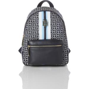 Tommy Hilfiger Women’s Jaden Plus Backpack(White Navy)