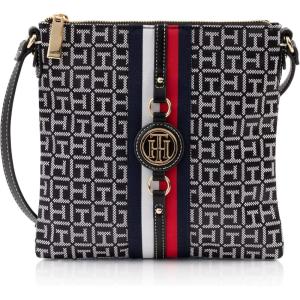 Tommy Hilfiger Women’s Jaden Plus Crossbody(Black/White)